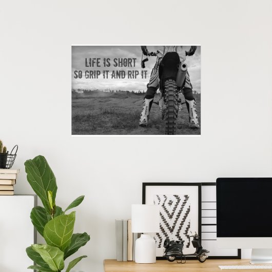 affiche courte durée (Bureau à domicile)