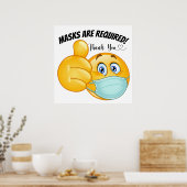 Affiche COVID MASK (Cuisine)