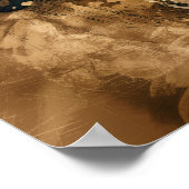 affiche crâne de démon corné (Coin)