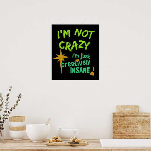 Affiche créative et folle (Cuisine)