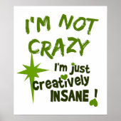 Affiche créative et folle (Devant)