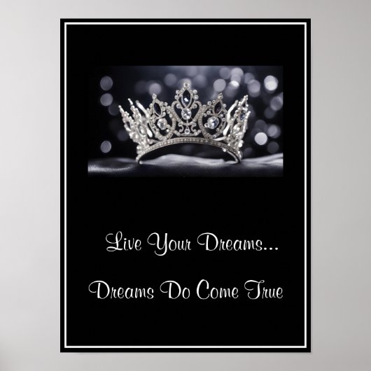 Affiche Crown Live Your Dreams (Devant)
