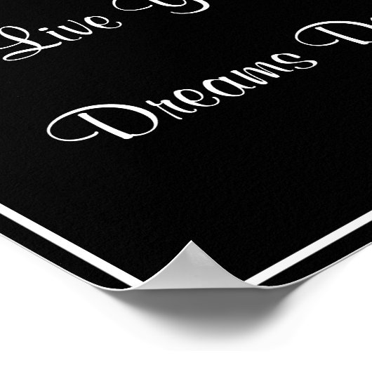 Affiche Crown Live Your Dreams (Coin)