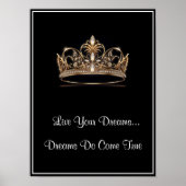 Affiche Crown Live Your Dreams (Devant)