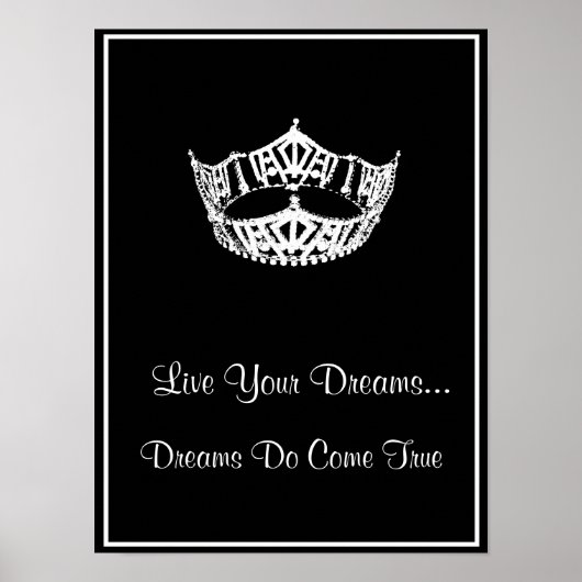 Affiche Crown Live Your Dreams (Devant)