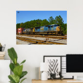 Affiche CSX Train (Bureau à domicile)