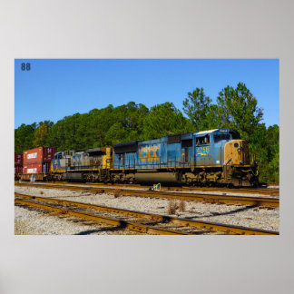 Affiche CSX Train