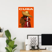 Affiche Cuba (Bureau à domicile)