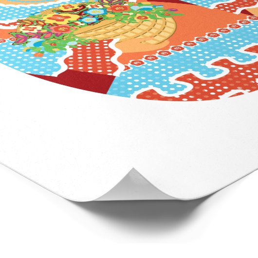 Affiche cubaine Sienna Matryoshka (Coin)