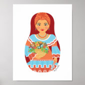 Affiche cubaine Sienna Matryoshka (Devant)