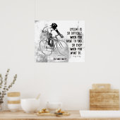 Affiche Cyclisme, Attitude et Inspiration (Cuisine)