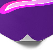 affiche cycliste montée et roulée (Coin)