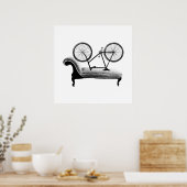 Affiche cycliste personnalisable (Cuisine)
