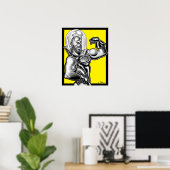 Affiche Cyclope/Gros plan (Bureau à domicile)