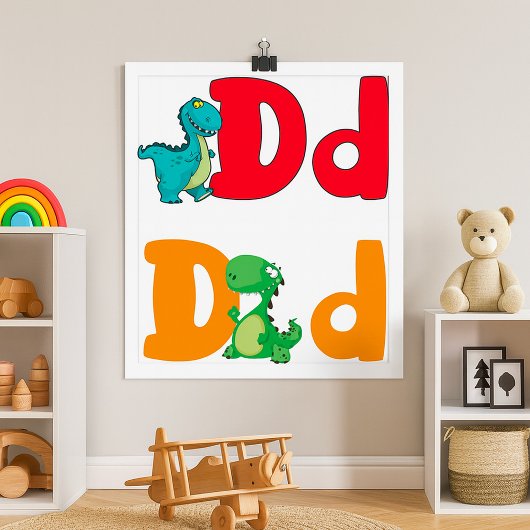 Affiche D Pour Dinosaure