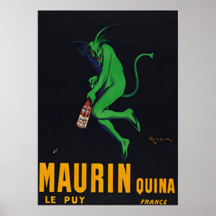Affiche d'absinthe de Maurin Quina