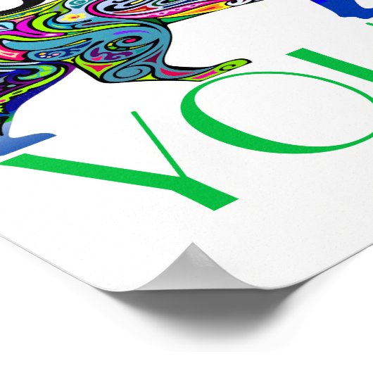 Affiche d'acceptation de l'encouragement à la dive (Coin)