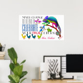 Affiche d'acceptation de l'encouragement à la dive (Bureau à domicile)