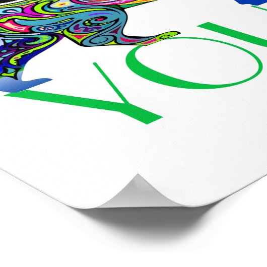 Affiche d'acceptation de l'encouragement à la dive (Coin)