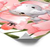 affiche d'accueil pour le thème du safari rose (Coin)