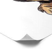 affiche dachshund (Coin)