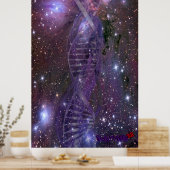 affiche d'ADN de galaxie (Cuisine)