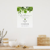 Affiche d'Affiche de bienvenue Mariage irlandaise (Cuisine)