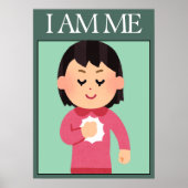 Affiche d'affirmation d'amour de soi (Devant)