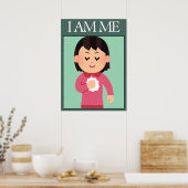 Affiche d'affirmation d'amour de soi (Cuisine)