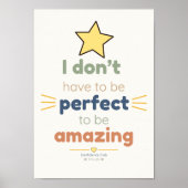 Affiche d'affirmation incroyable pour enfants (Devant)