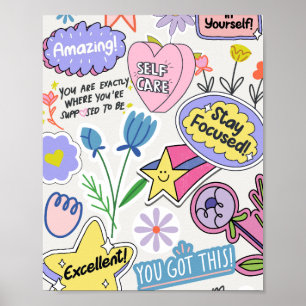 affiche d'affirmation pour la salle de classe ou l