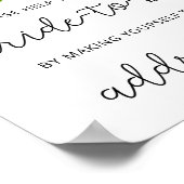 Affiche d'aide florale pour la mariée occupée (Coin)