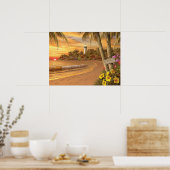 Affiche d'Alan Giana "Amour tropical" (Cuisine)