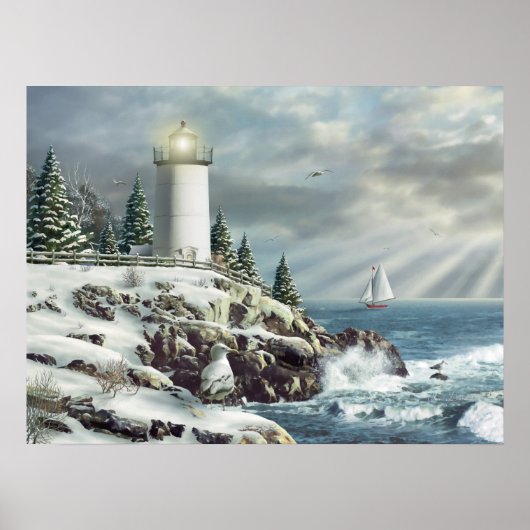 Affiche d'Alan Giana "Après la neige" (Devant)