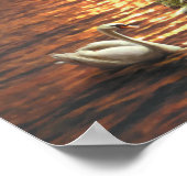 Affiche d'Alan Giana "Autour du lac" (Coin)