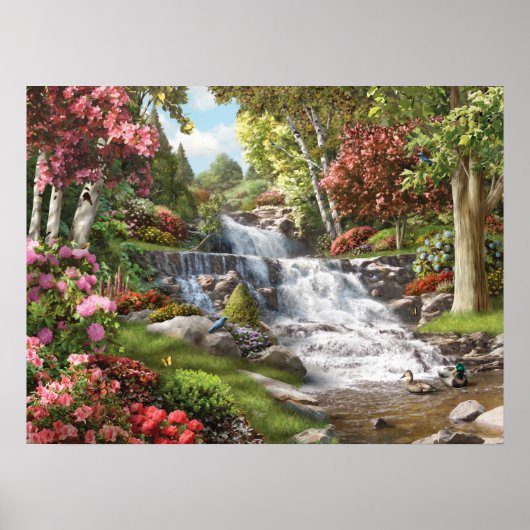 Affiche d'Alan Giana "By the Falls" (Devant)