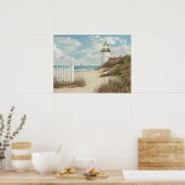 Affiche d'Alan Giana "By the Peaceful Shore" (Cuisine)