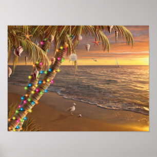 Affiche d'Alan Giana "Cadeaux de la mer"