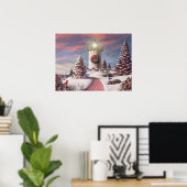 Affiche d'Alan Giana "La chaleur du ciel" (Bureau à domicile)