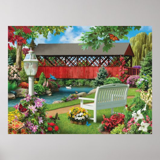 Affiche d'Alan Giana "Parc rural" (Devant)