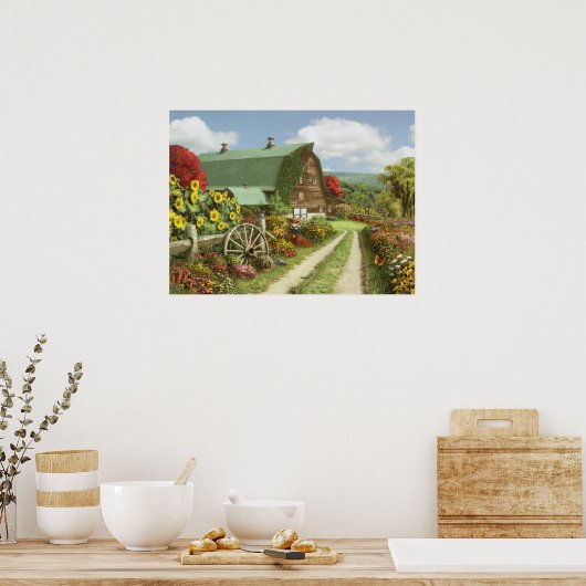 Affiche d'Alan Giana "Silence of the Valley" (Cuisine)