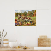 Affiche d'Alan Giana "Trésors d'automne" (Cuisine)