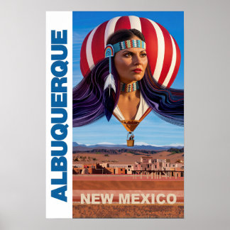 Affiche d'Albuquerque, Nouveau-Mexique