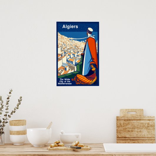 Affiche d'Alger (Cuisine)