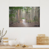 Affiche d'allée rangée d'arbres (Cuisine)