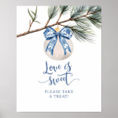 Affiche d'amour de bow chinoiserie d'hiver est dou (Devant)