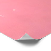 Affiche d'amour de grenouille, Art mural rose, Gre (Coin)