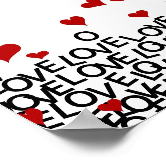 Affiche d'amour de la Saint Valentin (Coin)