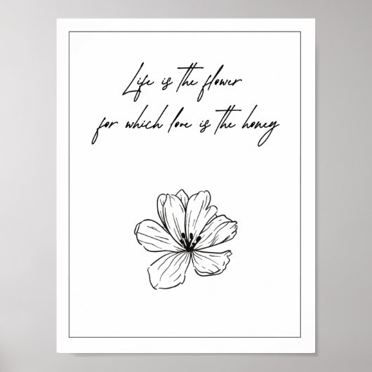 Affiche d'amour inspirationnelle (Devant)