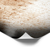 affiche d'ampersand à sepia style chic et défraîch (Coin)